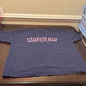 Navy Clearwater Beach T-Shirt